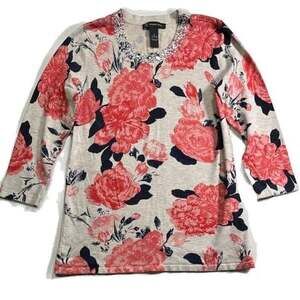 INC. Floral Blouse Top